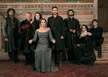 I MEDICI cast Caprino Hoffman Barber Scholey Madden Martin Belle Sperduti