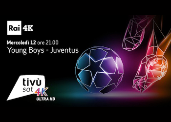 Champions League in 4K: Young Boys - Juventus in altissima definizione su Tivùsat