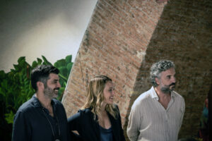 Carolina-Crescentini e Carmine Recano e Vincenzo Ferrera