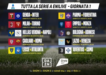 Serie A Enilive calendario